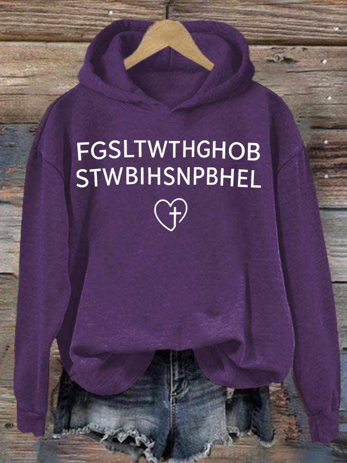 Women's FGSLTWTHGHOB STWBIHSNPBHEL Printed Hoodie