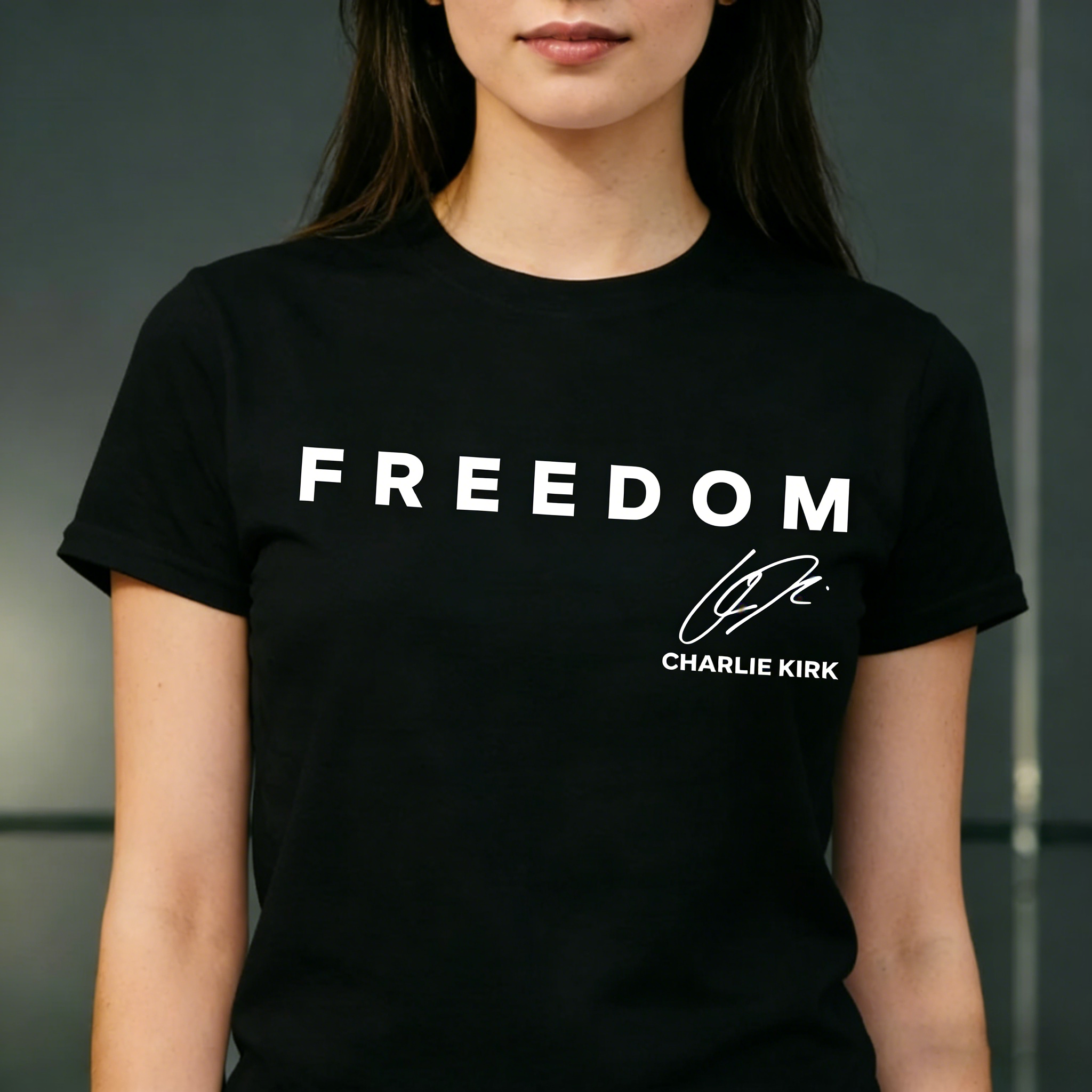 Women's Freedom Print T-Shirt
