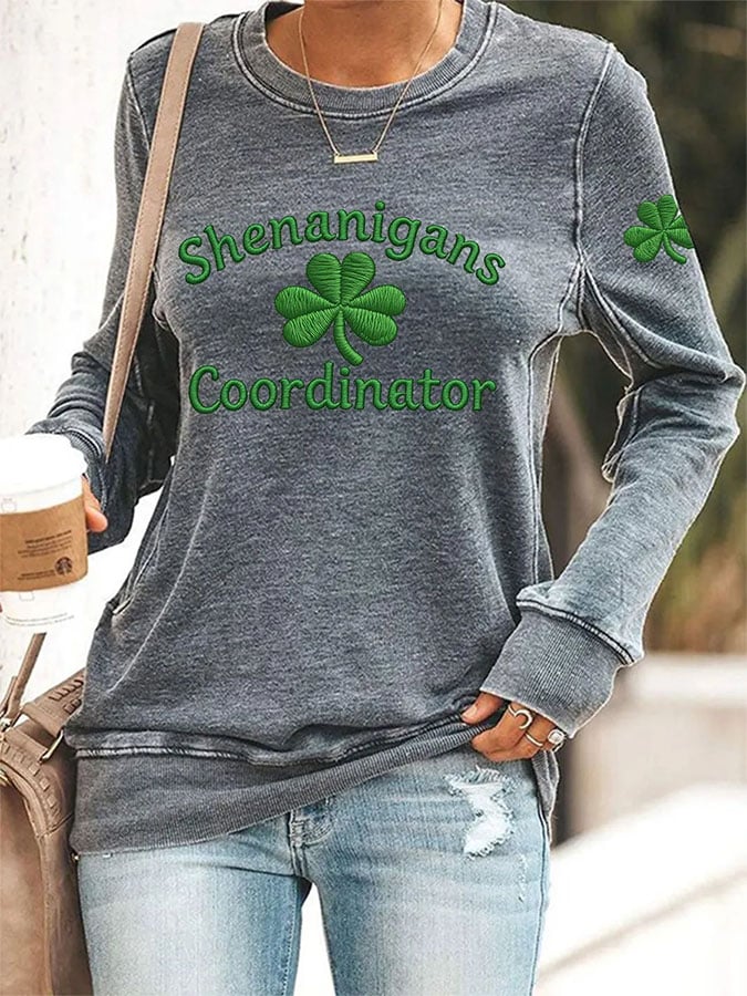 Women's Casual Printed Sweatshirt