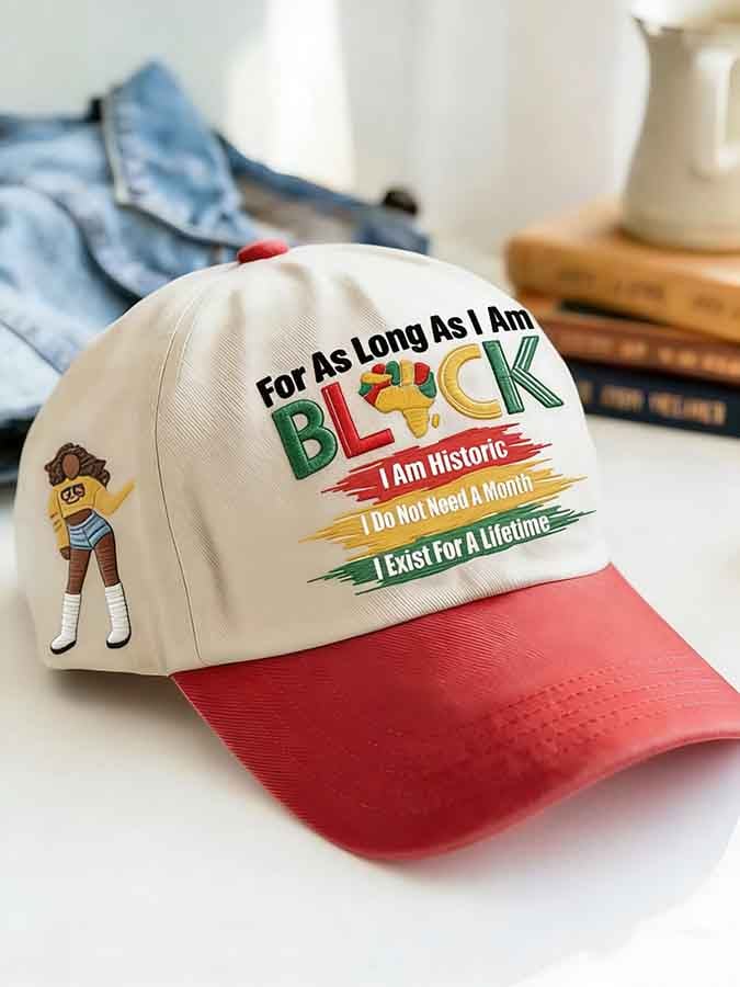 Unisex "Juneteenth Positive Energy" Slogan-Print Baseball Cap