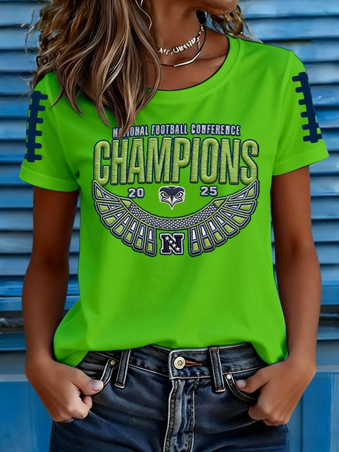 Women's Football Print T-shirt