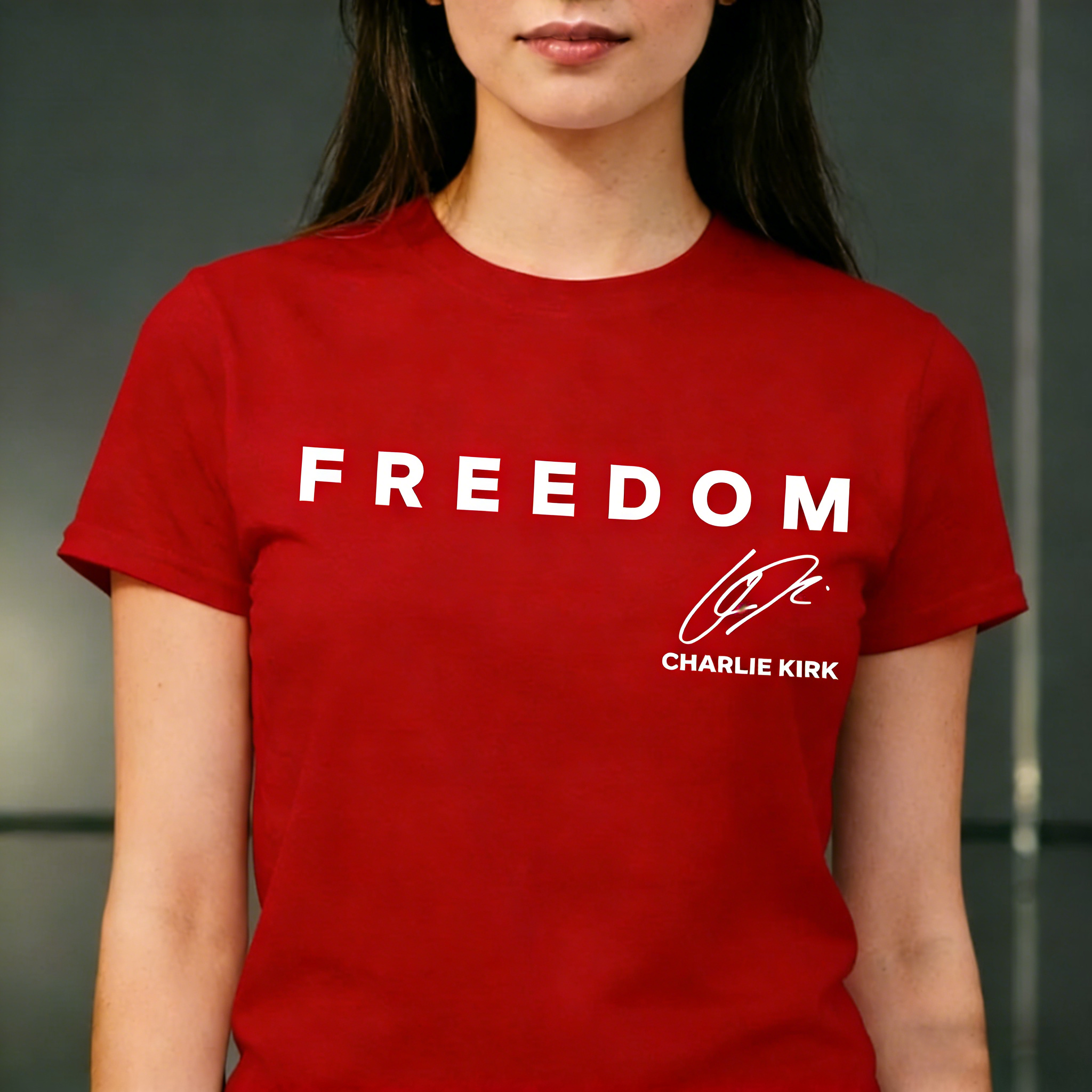 Women's Freedom Print T-Shirt
