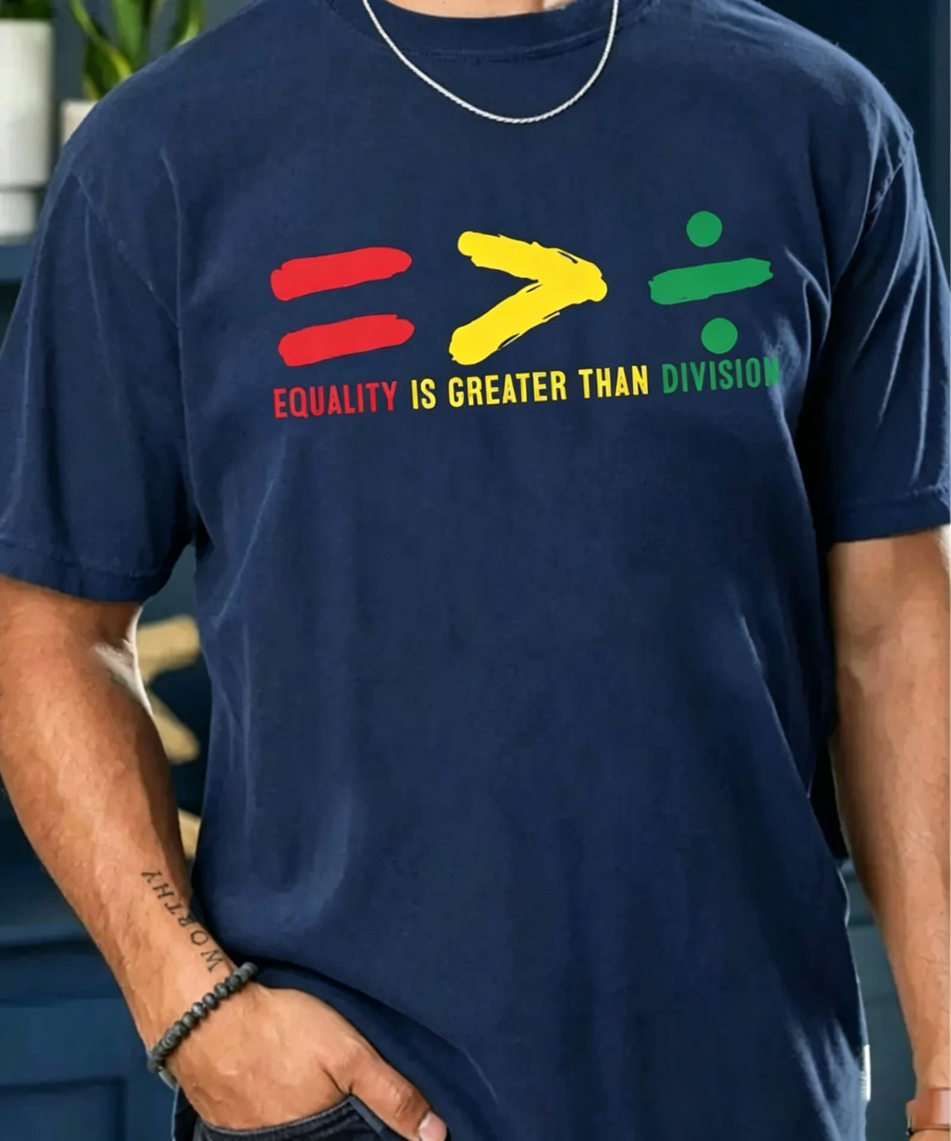 Men's lack History Month Graphic T-Shirt
