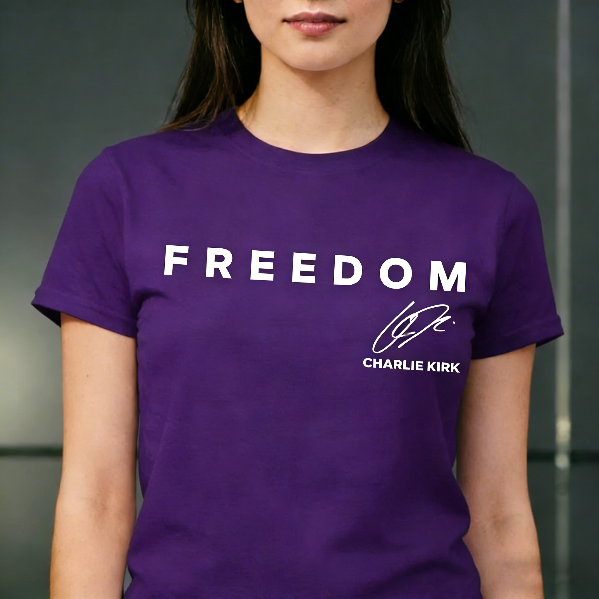 Women's Freedom Print T-Shirt