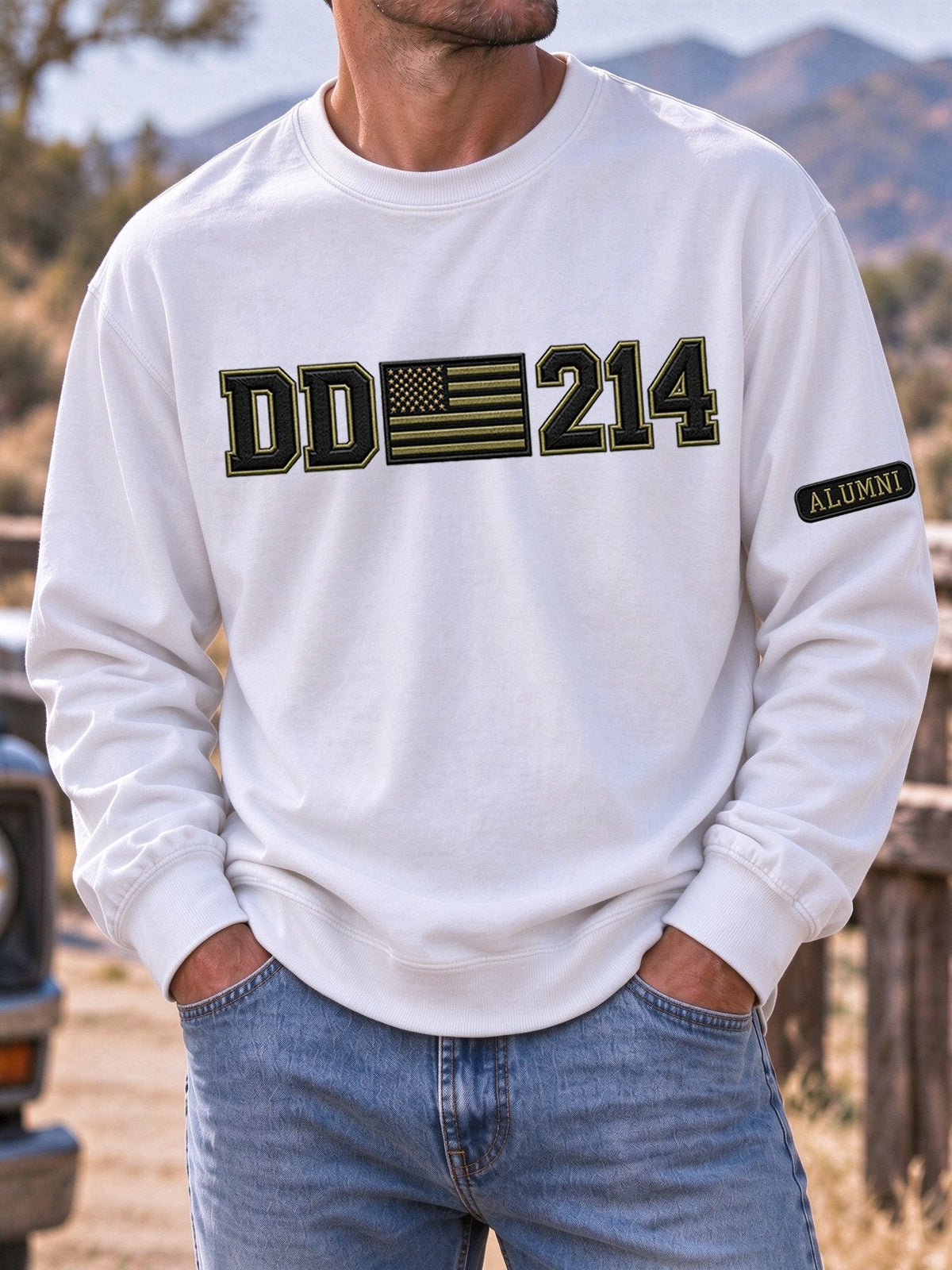 🎖️Men's Veteran Pride DD-214 Printed Casual Sweatshirt