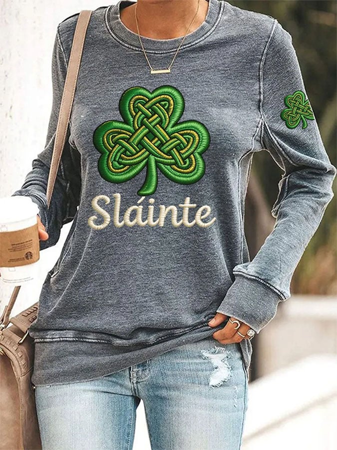 Women's Casual Printed Sweatshirt