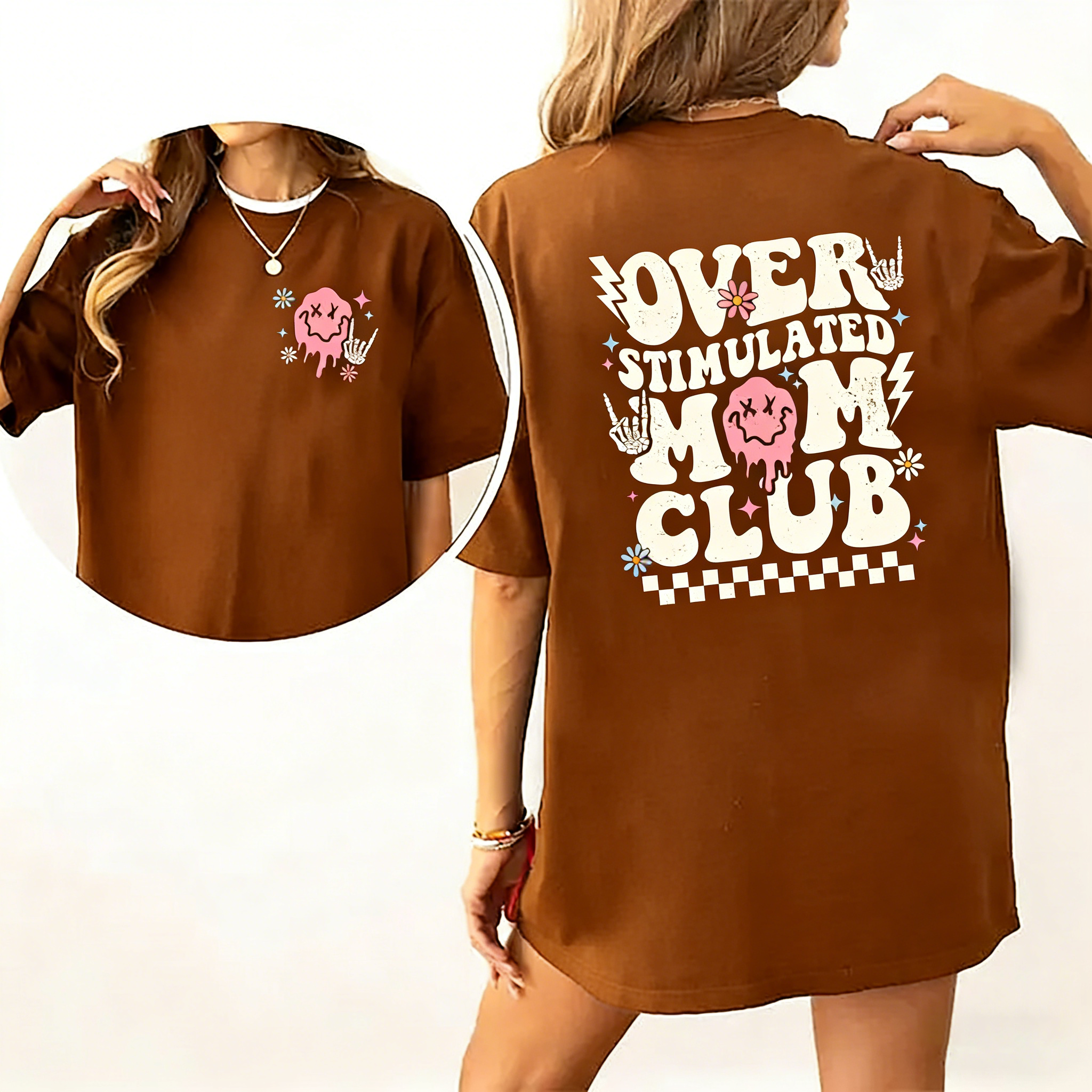 Overstimulated Mom Club T-Shirt