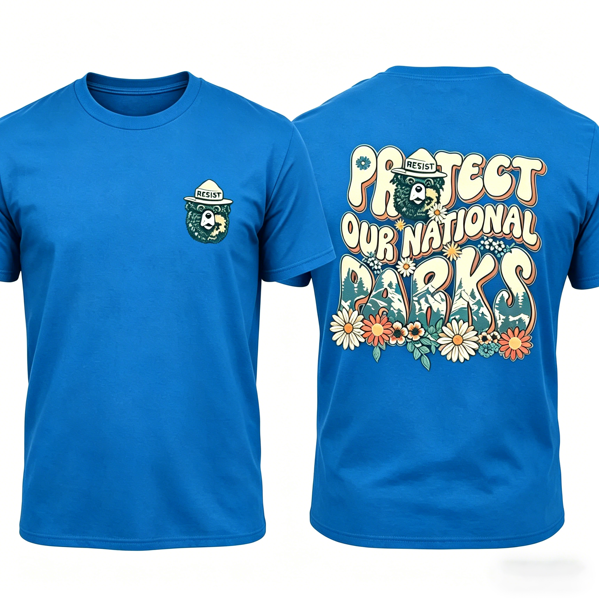 Men's Protect our National Parks 2 Sides Comfort Colors Shirt