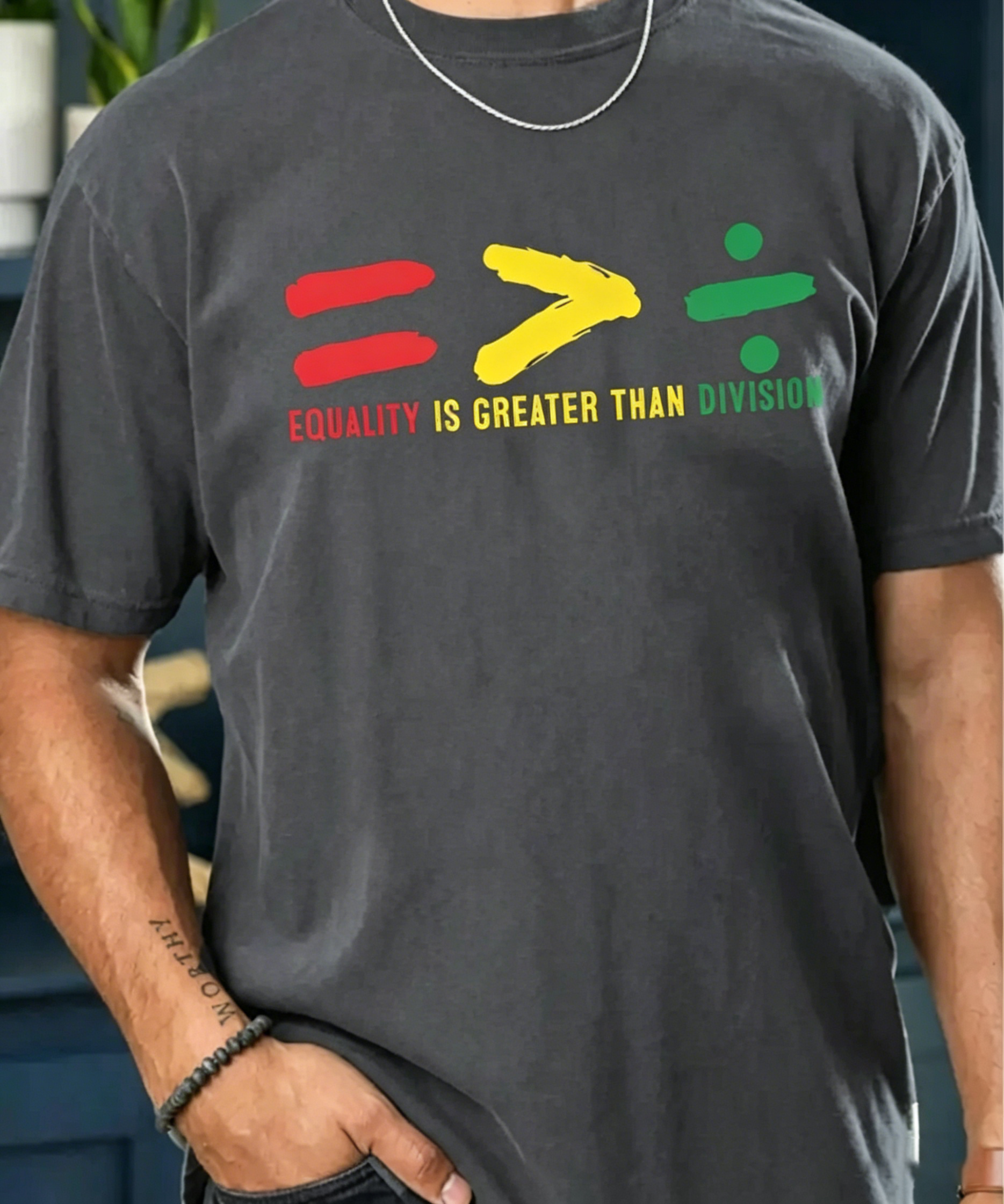 Men's lack History Month Graphic T-Shirt