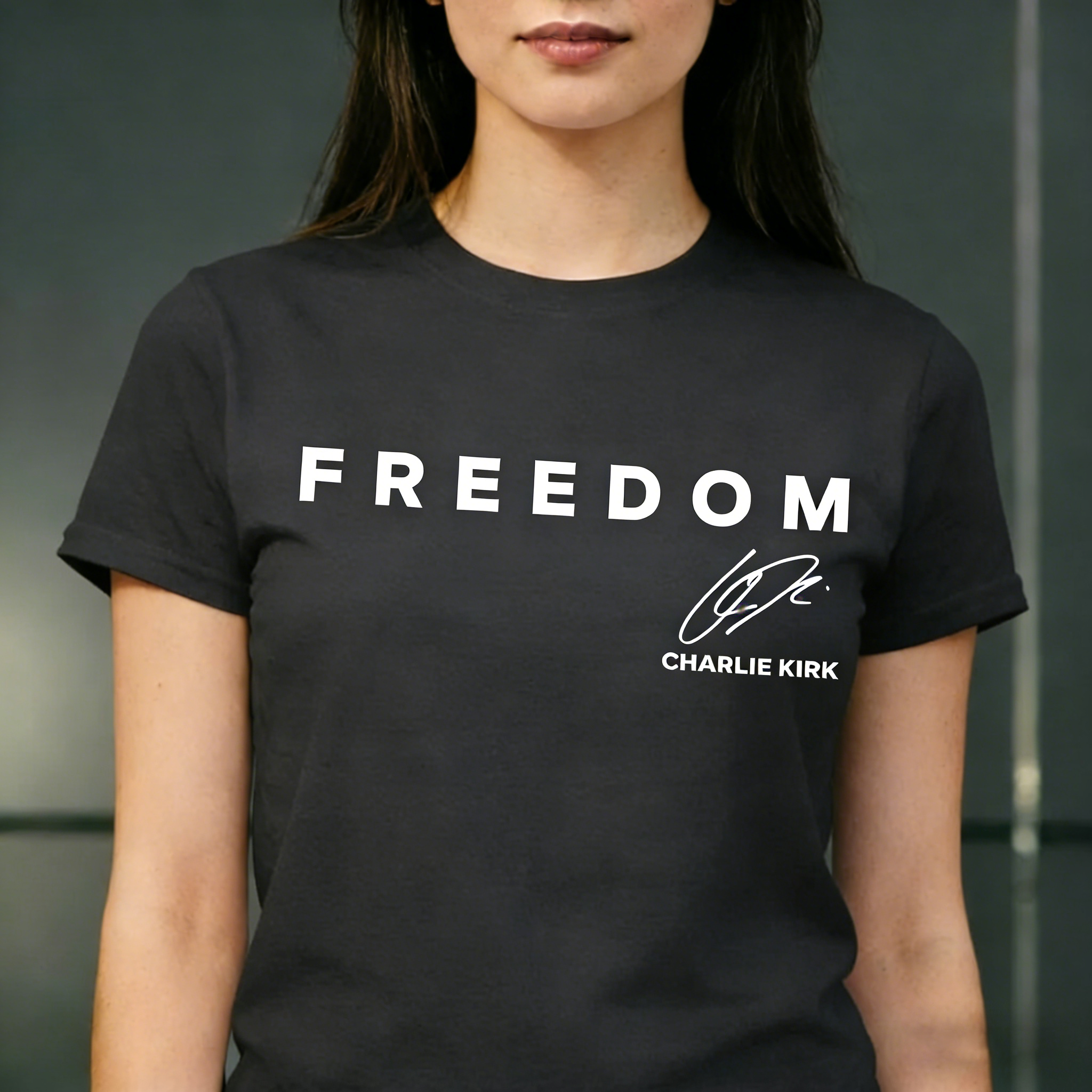 Women's Freedom Print T-Shirt