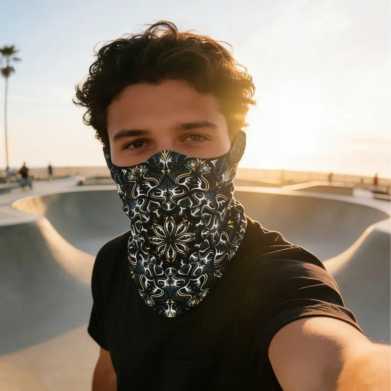 Unisex 6-piece UV Protection Cooling Neck Gaiter Face Mask