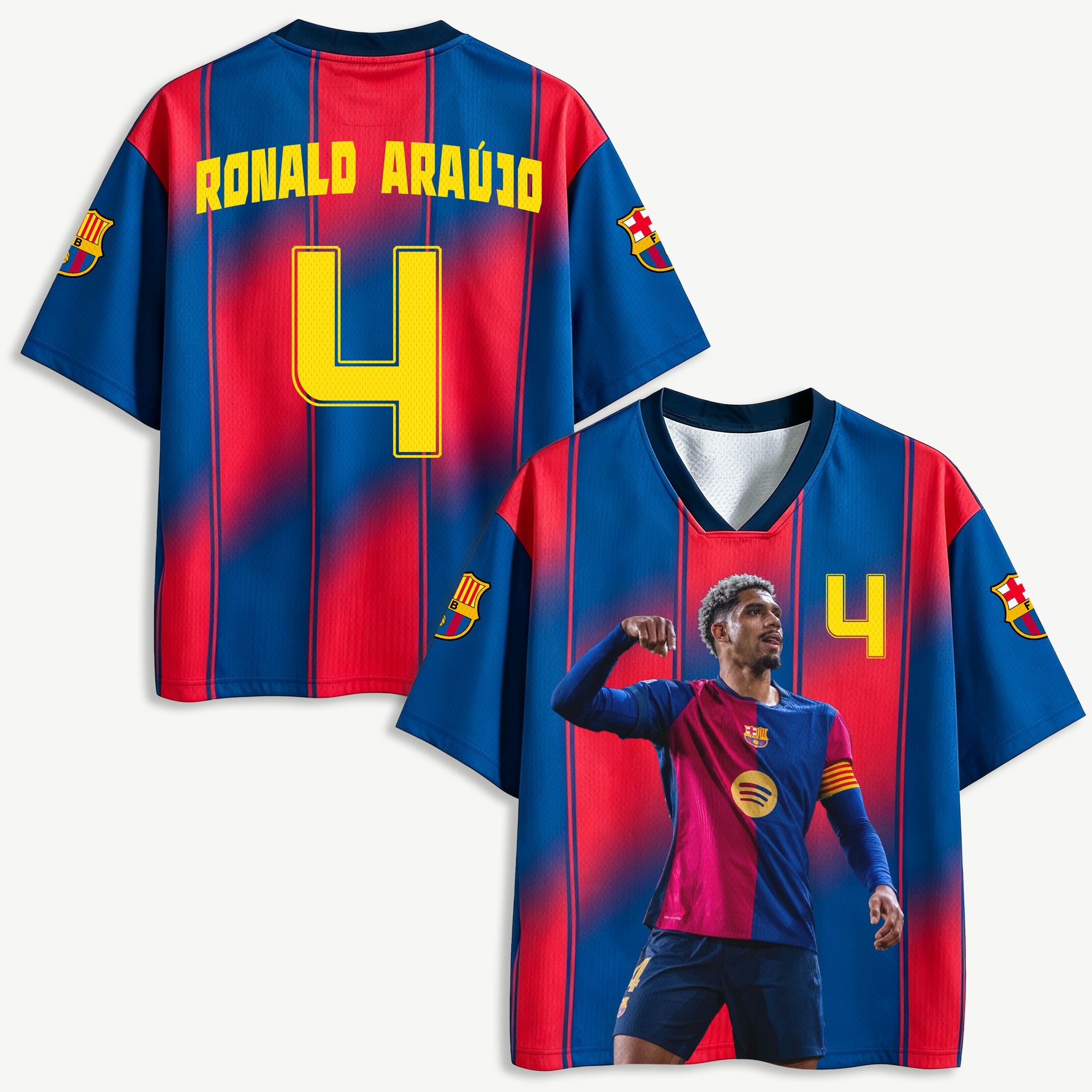 2026 Ronald Araújo #4 Barcelona Mesh Jersey