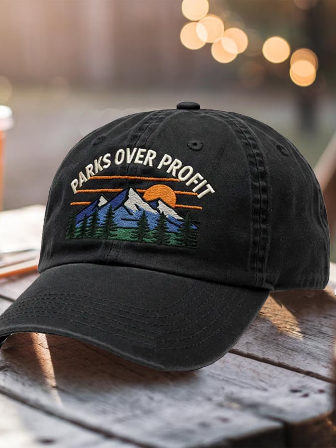 Unisex National Park Print Baseball Cap