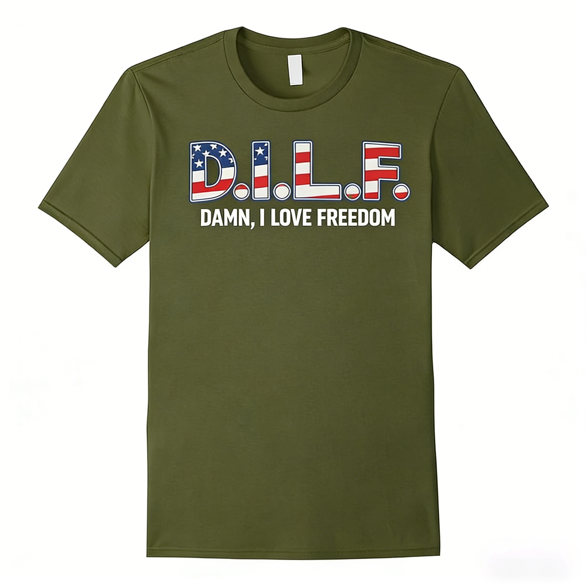 Unisex Funny DAMN, I LOVE FREEDOM T-shirt