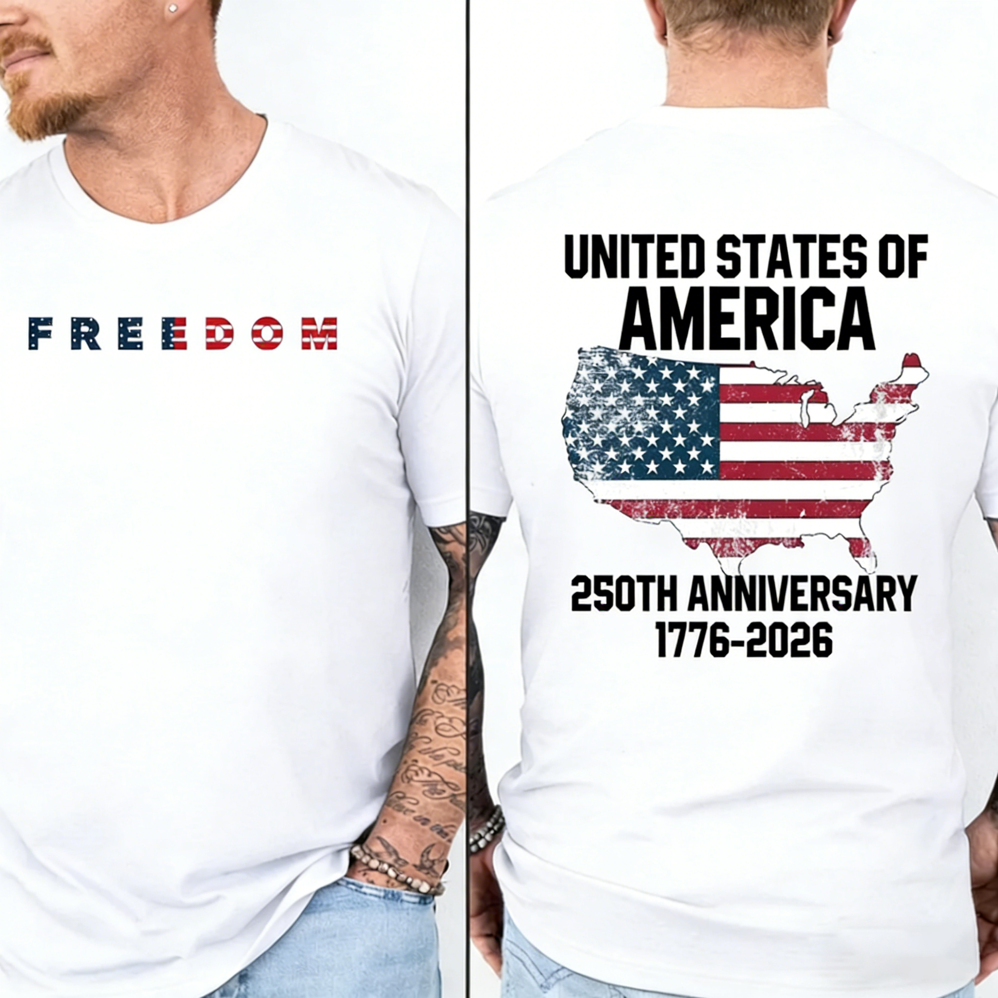 Unisex Freedom 250th Anniversary T-Shirt
