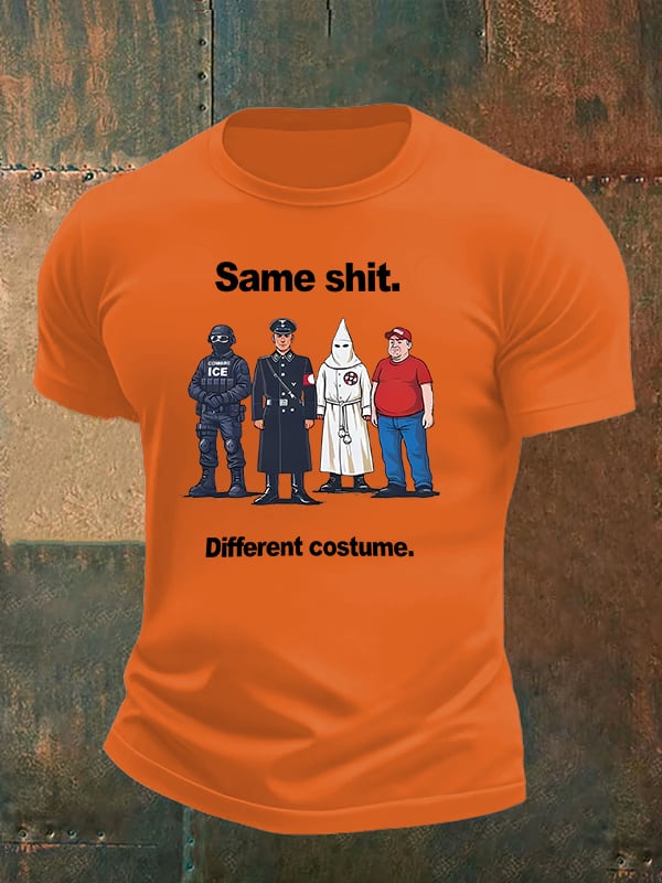 Men's Different costume Print T-Shirt
