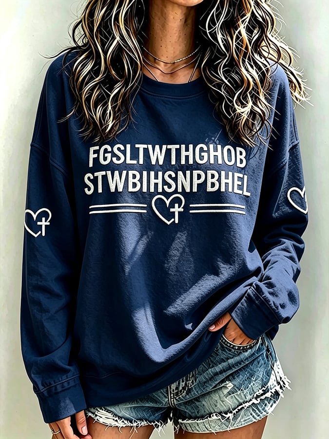 Women's FGSLTWTHGHOB STWBIHSNPBHEL Faith Print Top