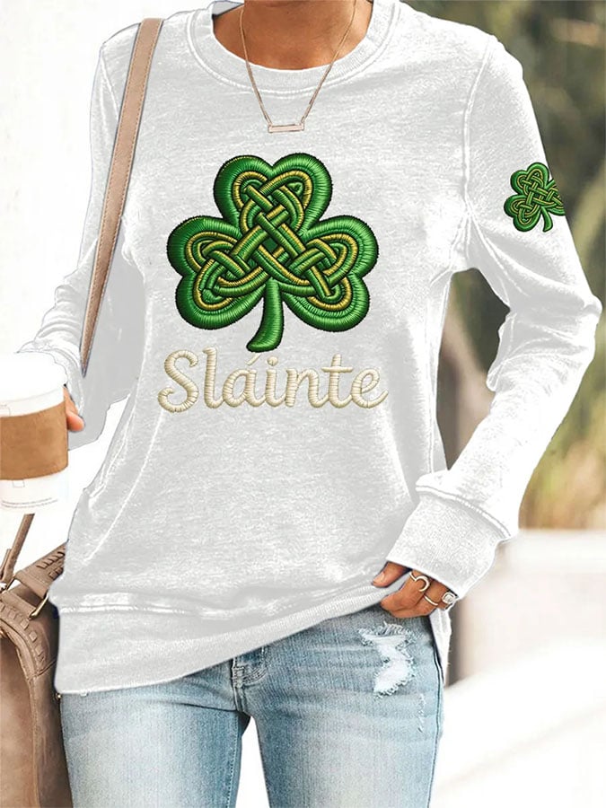 Women's Casual Printed Sweatshirt