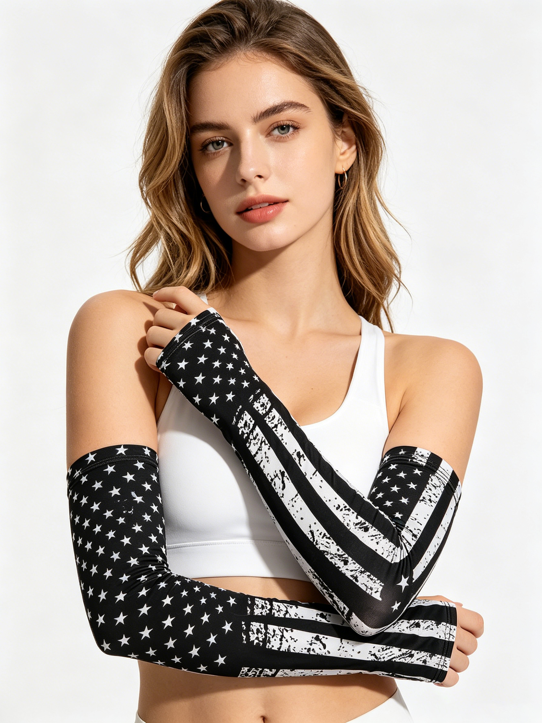 American Flag Arm Sleeve for Sun Protection and Outdoor Performance