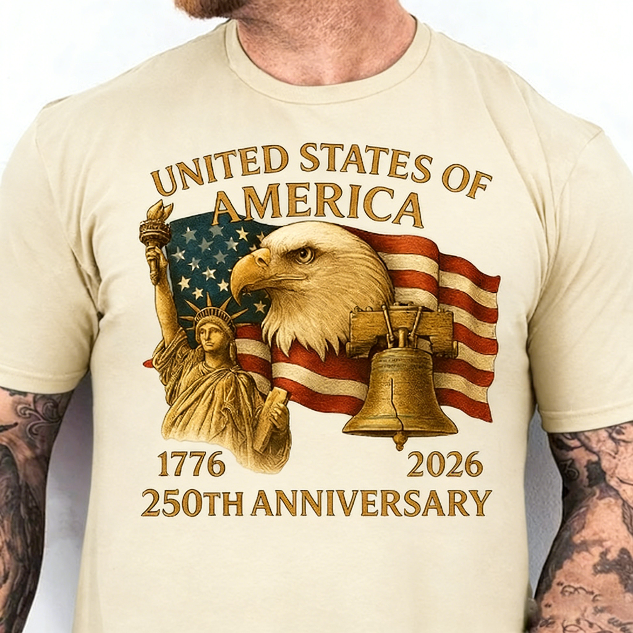 Men's 250 Years Anniversary USA Shirt