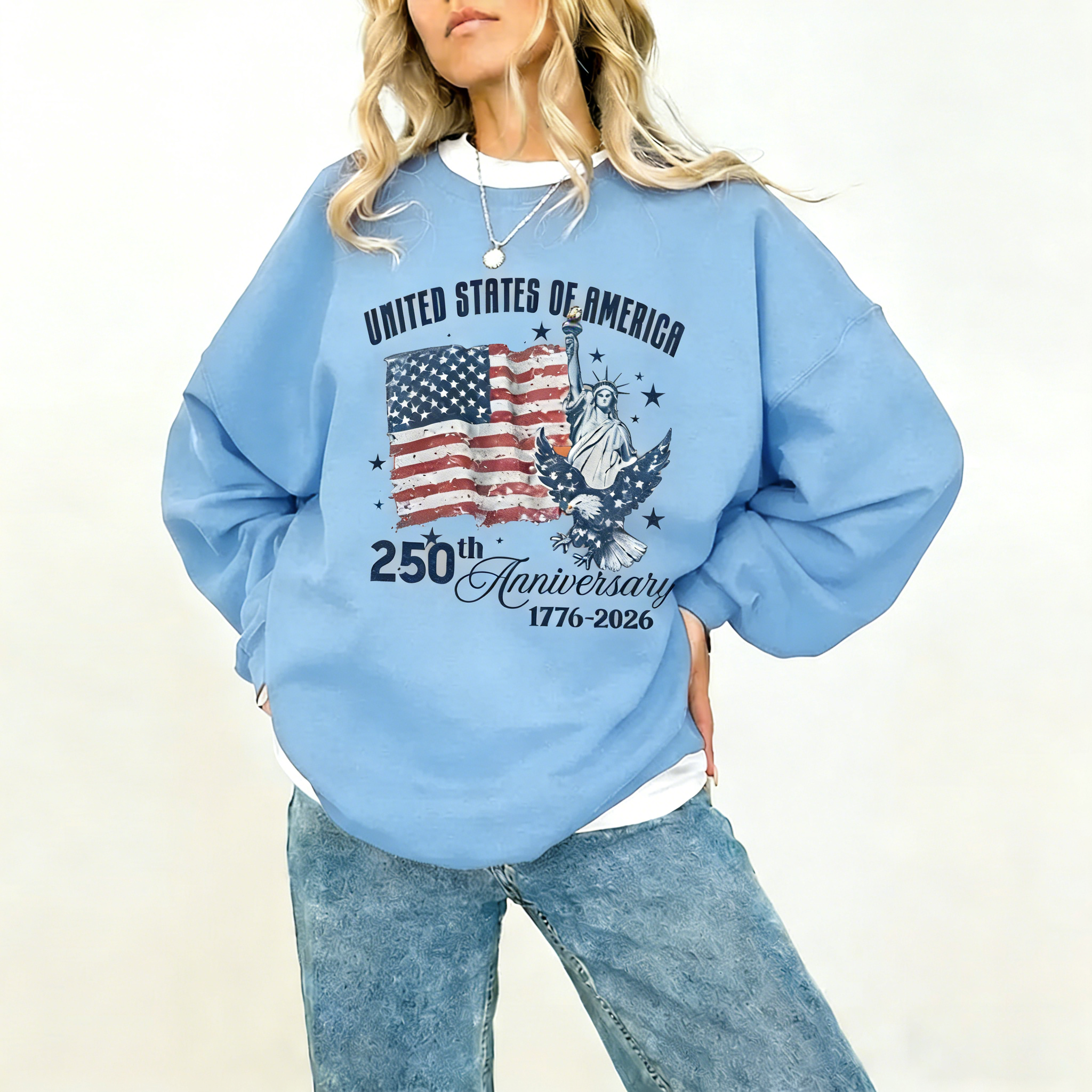 Women's America 250th Anniversary Comfort Colors Sweatshirt