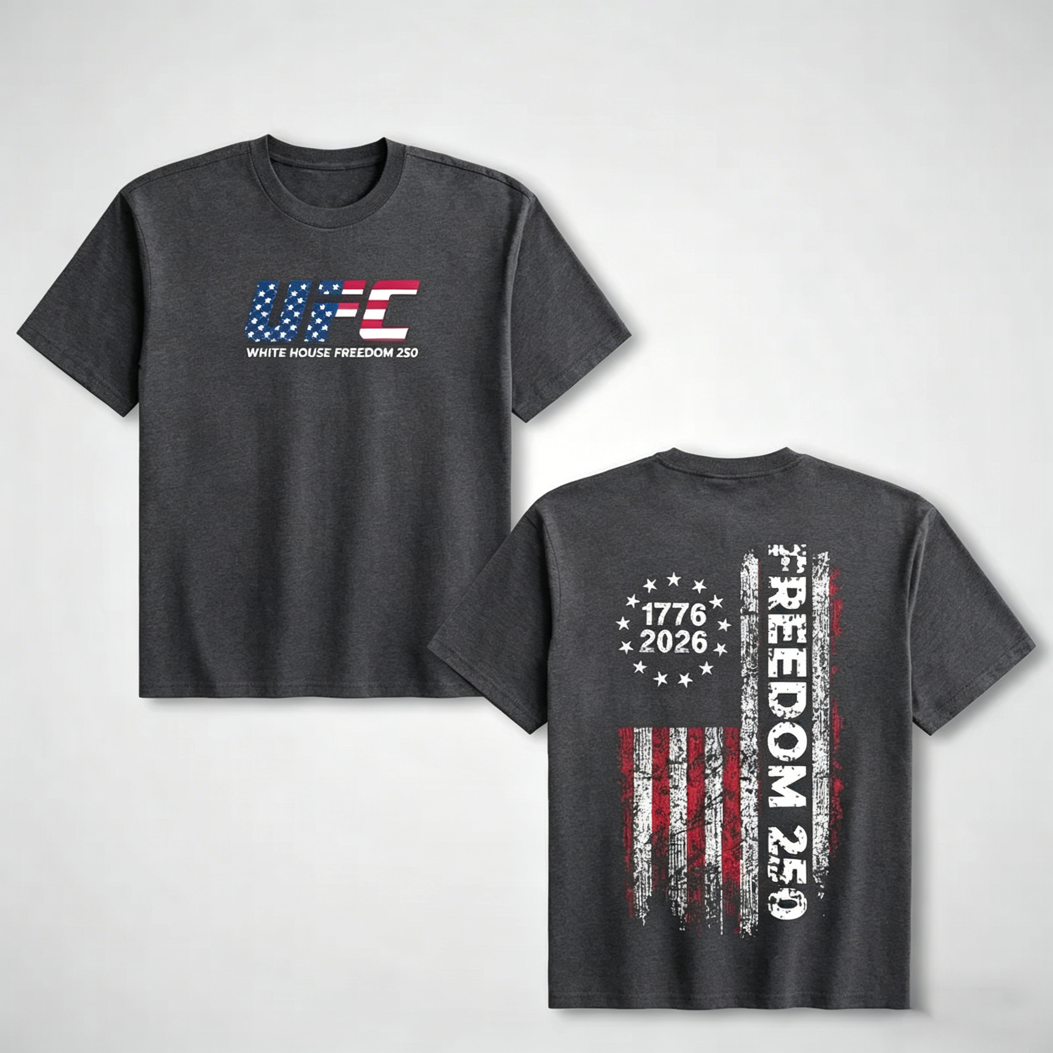Unisex UFC Freedom 250 Heat-Printed T-shirt