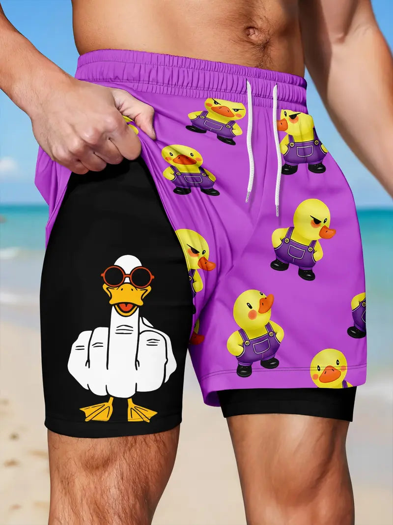 Double-Layer Quick-Dry Shorts