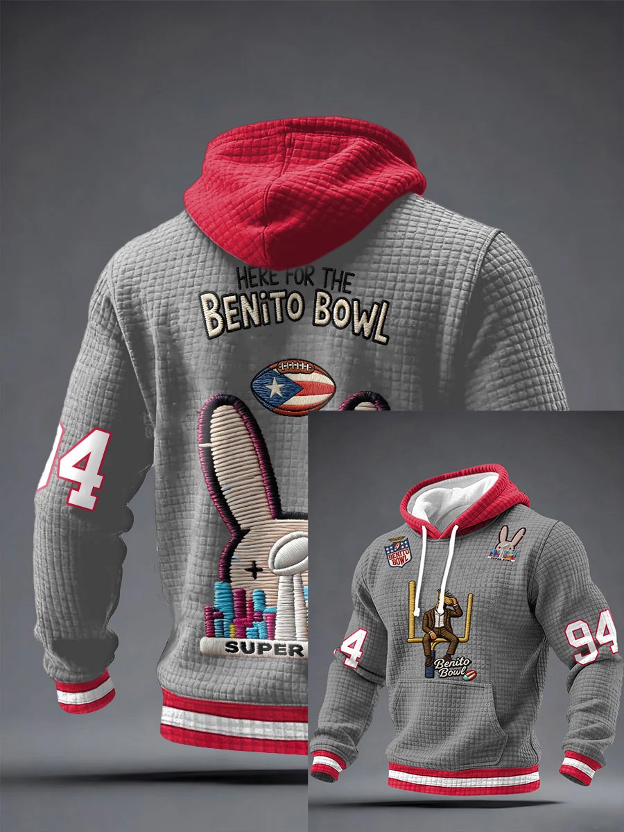 Men's Puerto Rico Print Hoodie