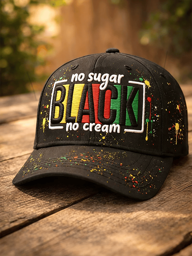 Unisex Black Pride Retro Baseball Cap for Black June Festival