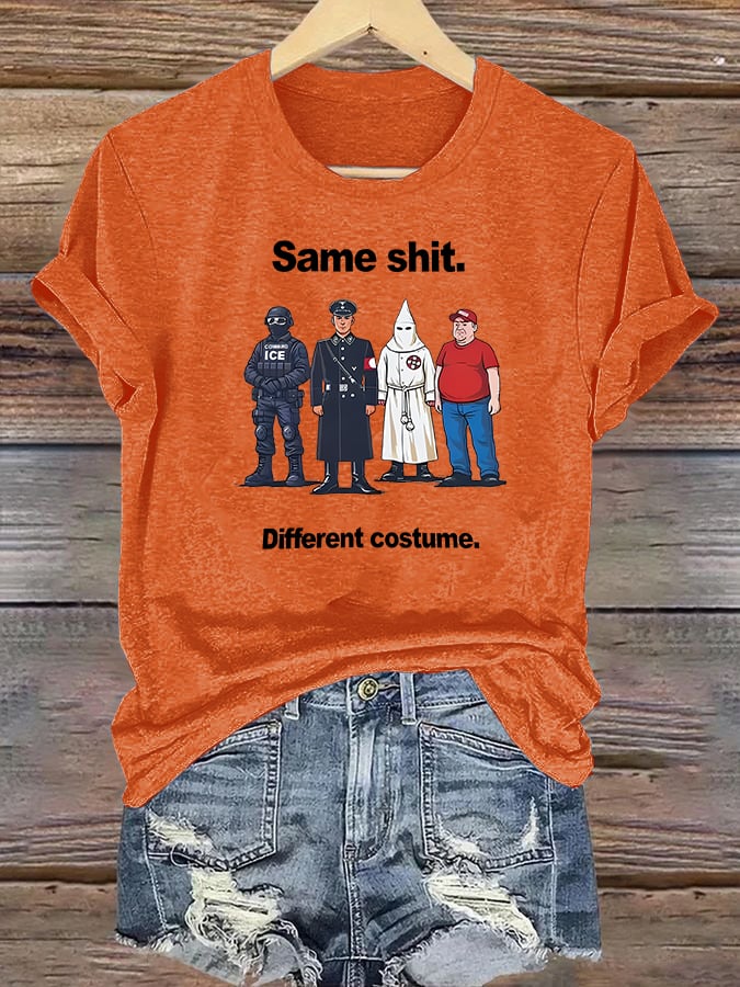 Women's Different costume Print T-Shirt