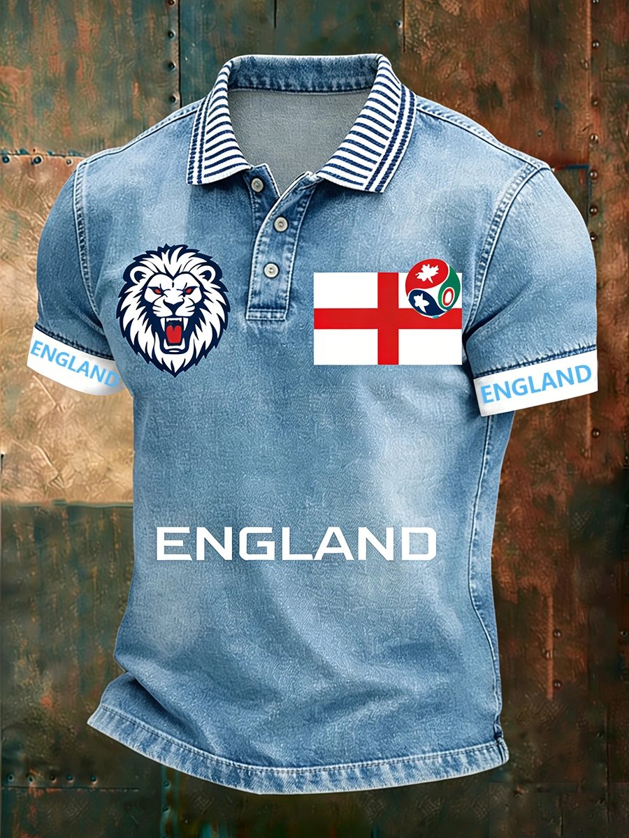 Men's British Football Fan Short-Sleeve T-Shirt