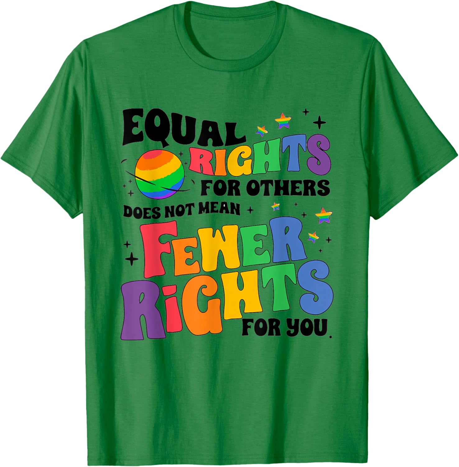 Men's model The equal rights of others do not mean a reduction in LGBTQ rights T-Shirt