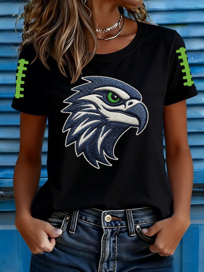 Women's Football Print T-shirt