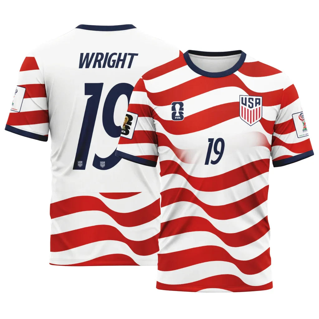 Cardoso 19 AOP T-Shirt World Cup USA Home