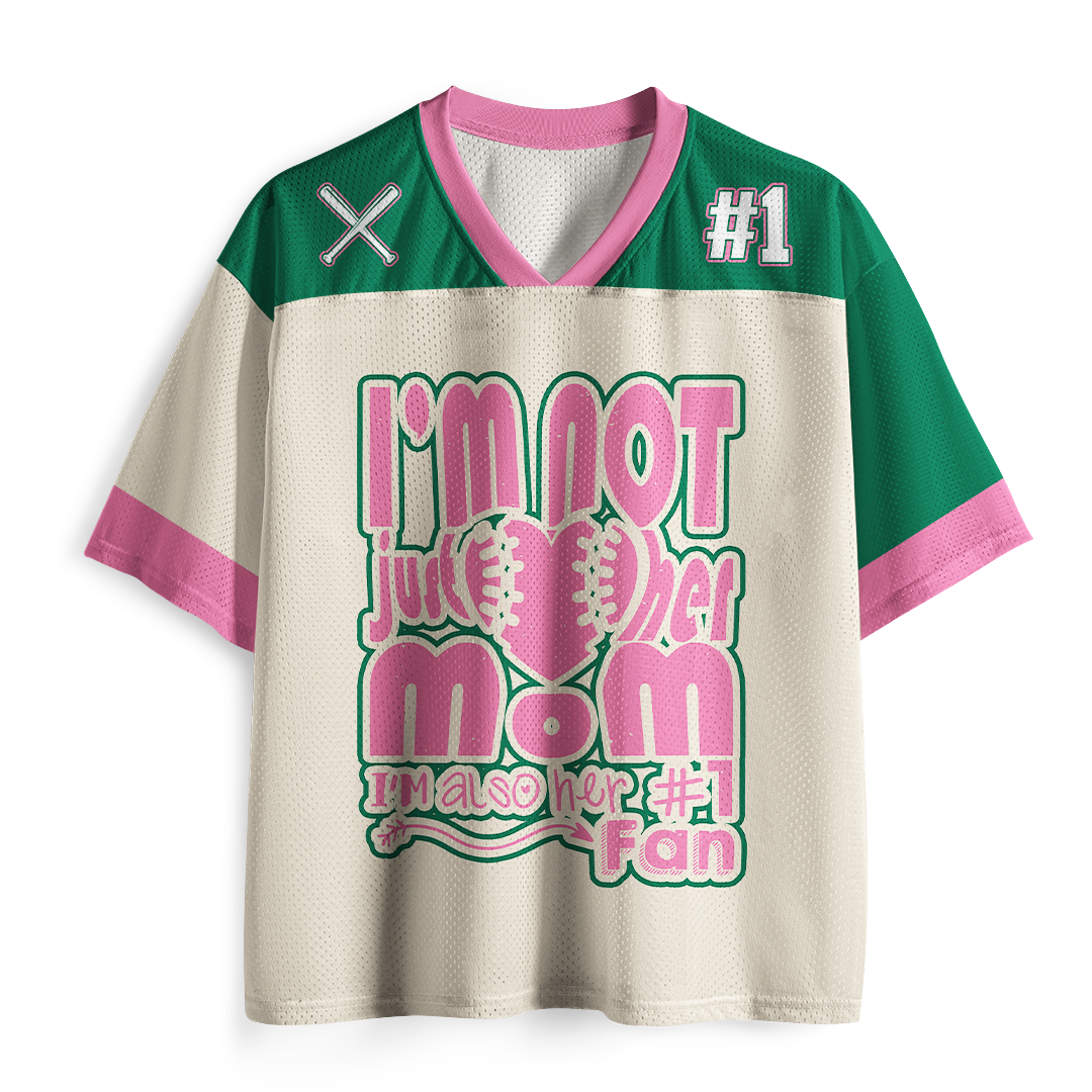 Vintage I'M Not Just A Mom Mesh Jersey