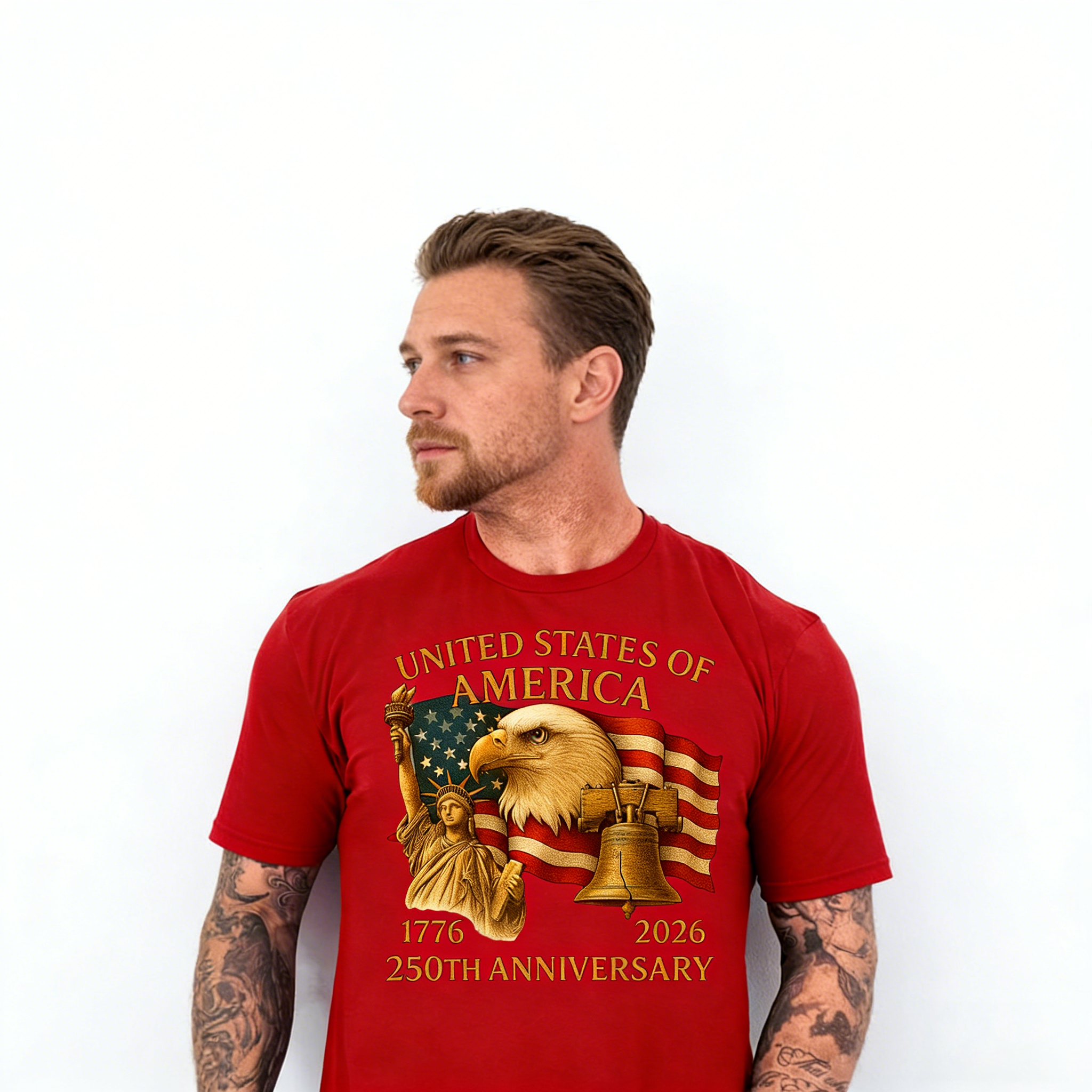 Men's 250 Years Anniversary USA Shirt