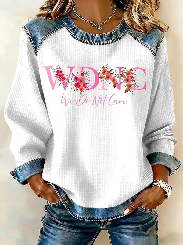 Women's Retro Funny Proud Member Of Club We Do Not Care Menopause Perimenopause Print sweatshirt