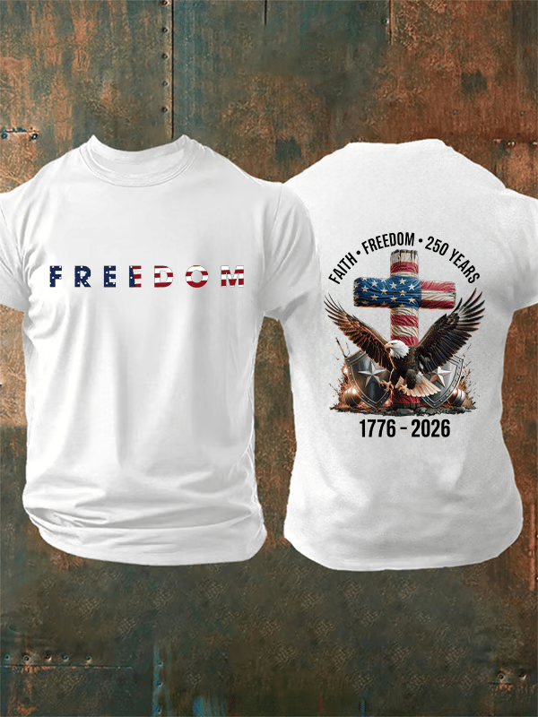 Men's American 250th Print T-Shirt