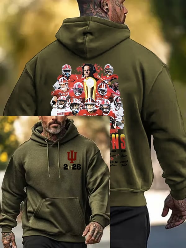 Men's Football Print Hoodies