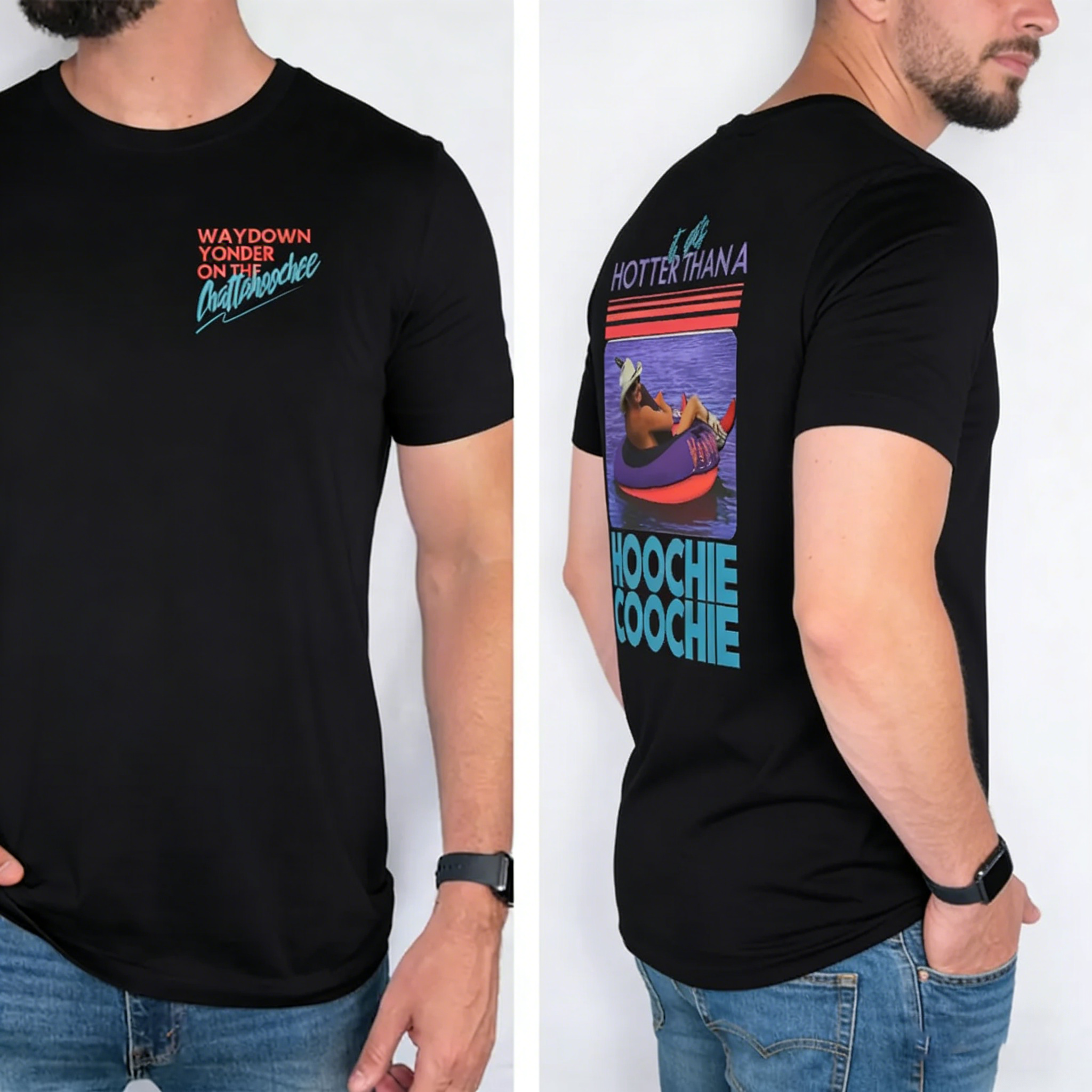 Men's Meme Summer Hotter Than A Hoochie Coochie T-Shirt