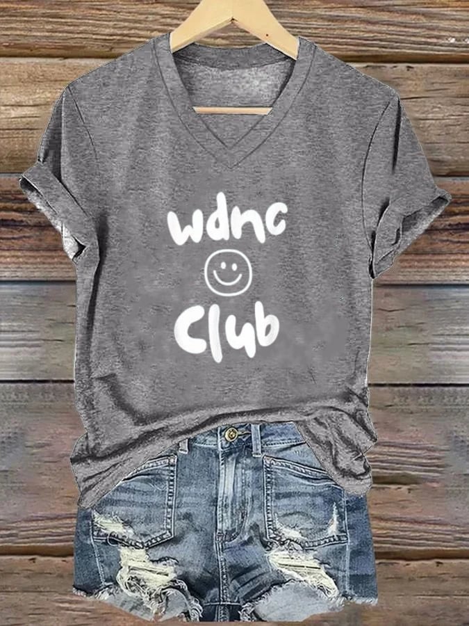 Women's Retro Funny Proud Member Of Club Menopause Perimenopause Print T-Shirt