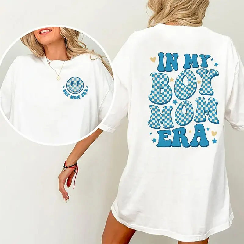 In My Boy Mama Era Mom Gifts Daily Wear Graphic Unisex Shirt