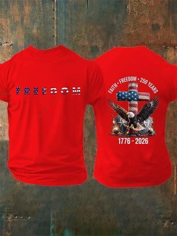 Men's American 250th Print T-Shirt