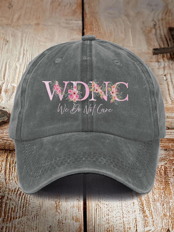 Retro Funny WDNC Menopause Perimenopause Print Baseball Cap