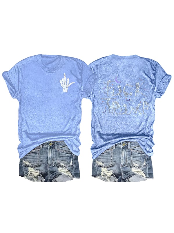 Women's Halloween FDT Printed T-shirt