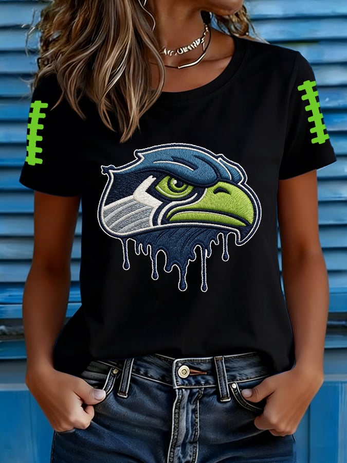 Women's Football Print T-shirt