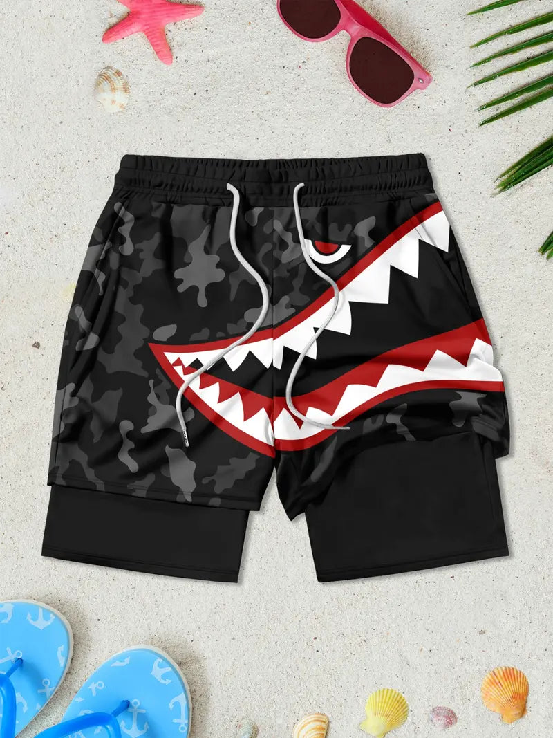 Unisex Summer Quick-Dry Breathable Casual Loose Board shorts