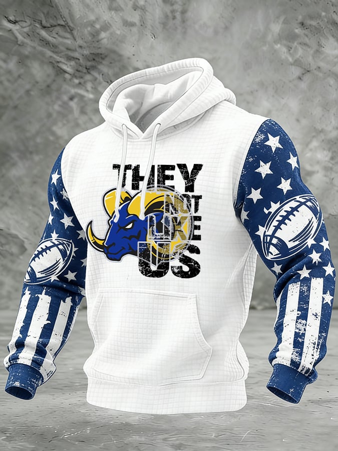 Men's Football They Not Like Us Printed Casual Hoodie