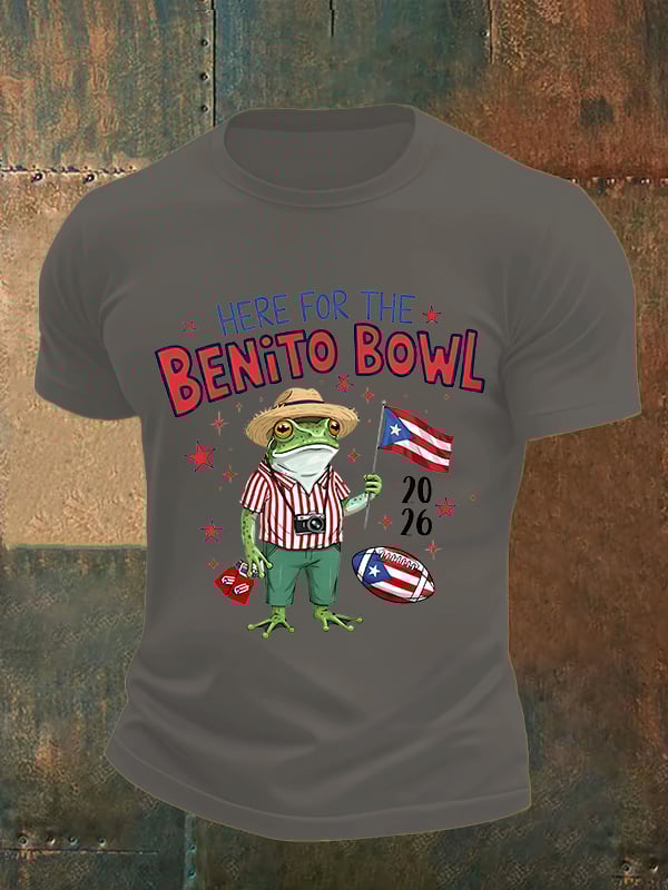 Men's Benito Bowl Puerto Rico Football T-Shirt
