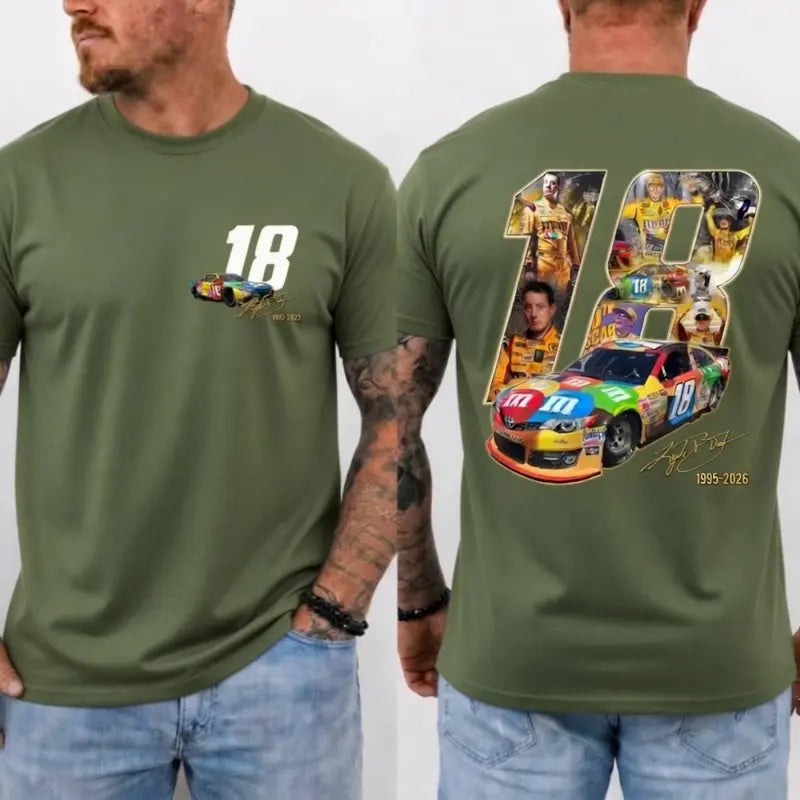 Unisex Kyle Busch 18 Tribute T-Shirt